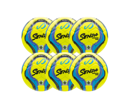 Amador Mini Training Soccer Ball Pack x6 - Yellow - Senda Athletics