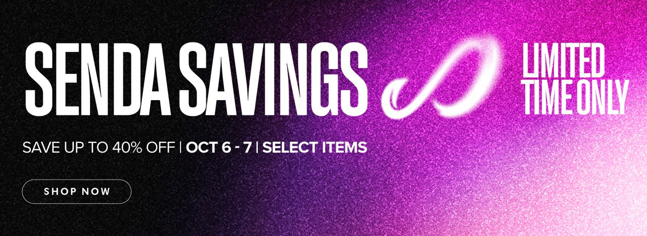 senda savings, limited time only, save up to 40% off on select items. October 6-7.