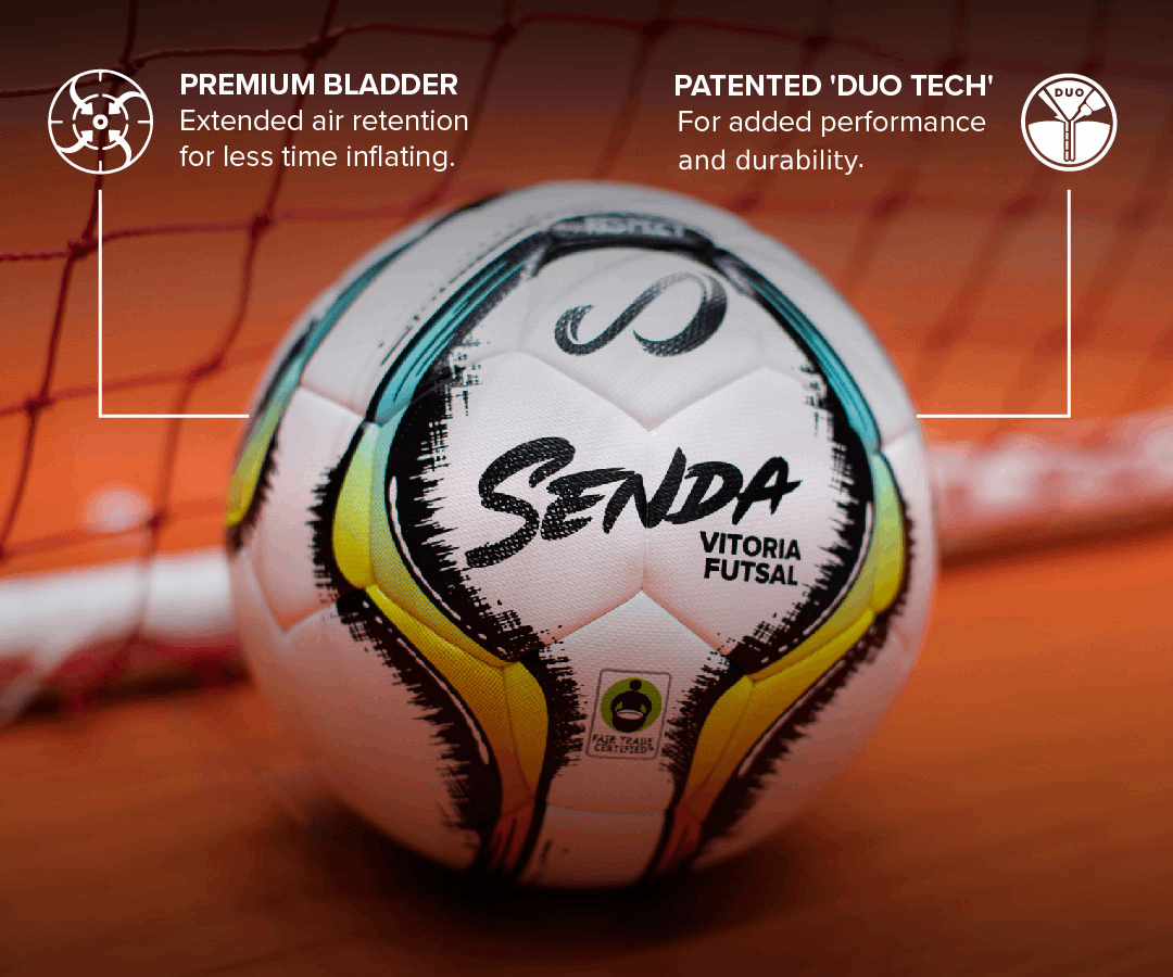 Vitoria Premium Match Futsal Ball - Pack x8