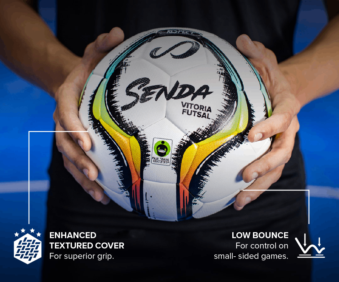 Vitoria Premium Match Futsal Ball - Pack x4
