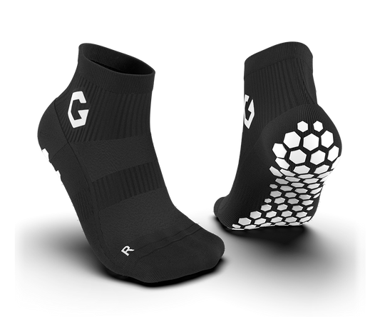 Grippy Socks - Black/Punch – Senita Athletics
